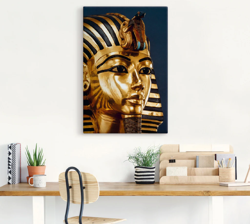 Artland Wandbild "Grabmaske von König Tutanchamun", Menschen, (1 St.), als günstig online kaufen