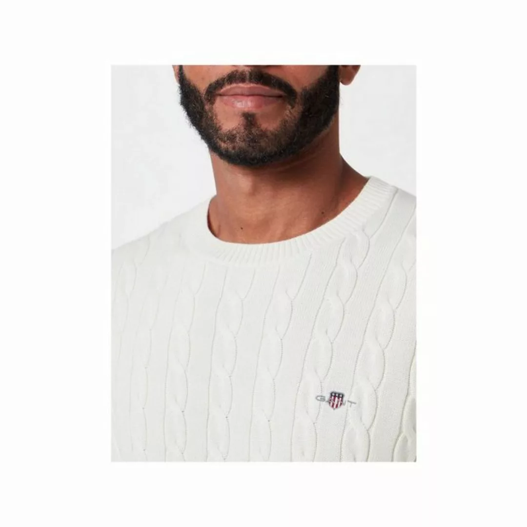 Gant Sweatshirt COTTON CABLE C-NECK günstig online kaufen