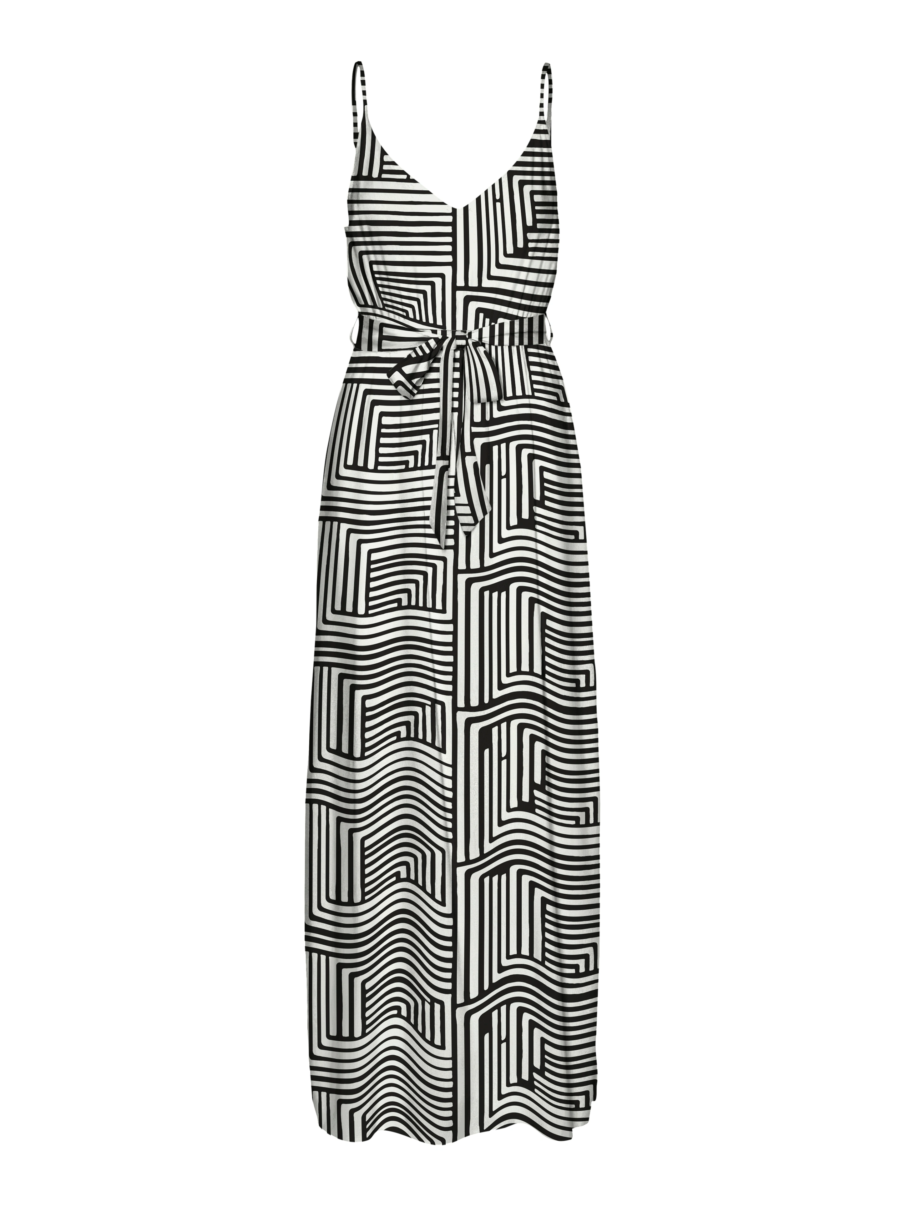 Vero Moda Spaghettikleid "VMEASY JOY SLIT MAXI V-NECK DRESS WV GA" günstig online kaufen