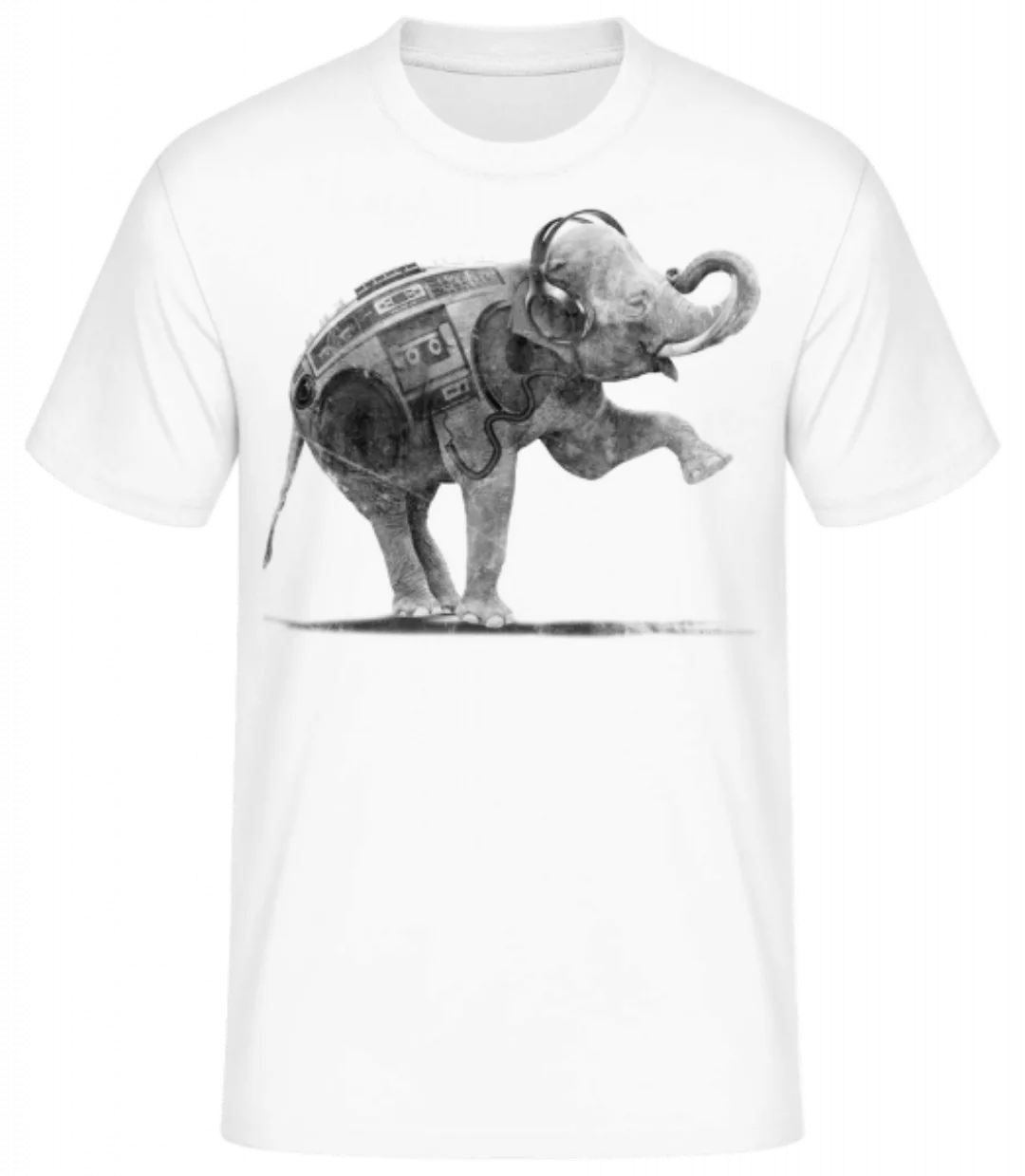 Ghettoblaster Elefant · Männer Basic T-Shirt günstig online kaufen