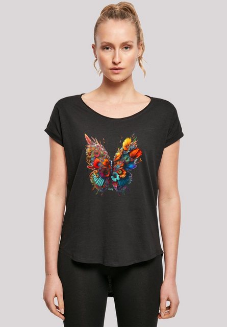 F4NT4STIC T-Shirt "Schmetterling Blumen", Print günstig online kaufen