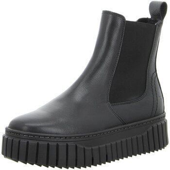 Tamaris  Stiefel Stiefeletten chelseaSchwarzPlatWF 1-25445-45-003 günstig online kaufen