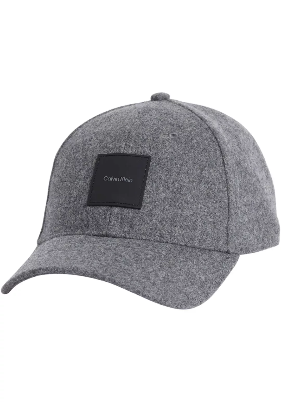 Calvin Klein Baseball Cap "WOOL BB CAP", mit Logopatch aus Leder günstig online kaufen