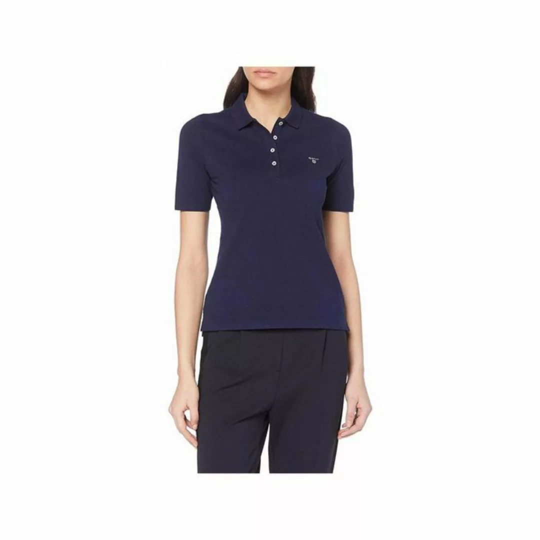 Gant Poloshirt dunkel-blau regular fit (1-tlg) günstig online kaufen