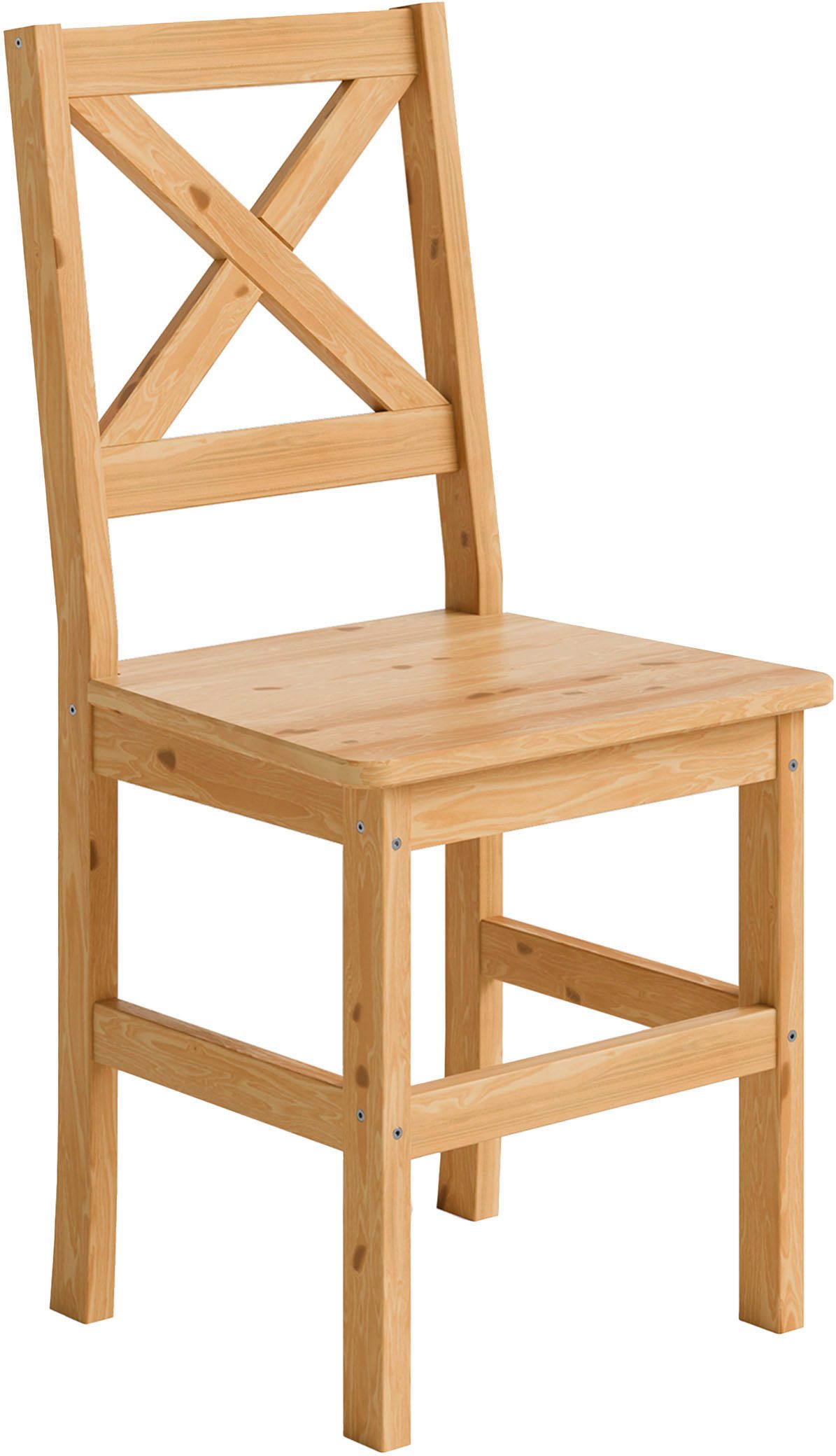Home affaire 4-Fußstuhl "Malmö", (Set), 4 St., Holzstuhl Kiefer Massivholz günstig online kaufen