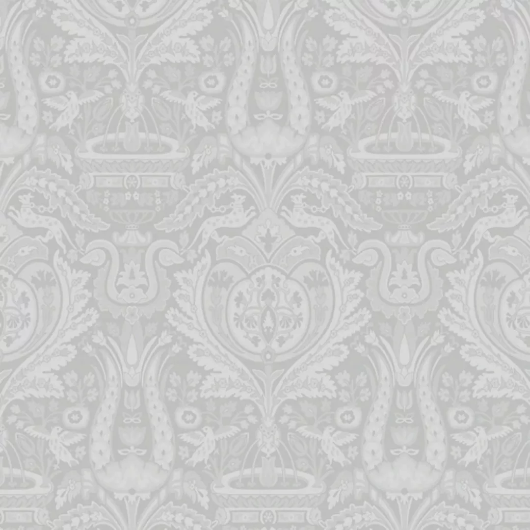 Laura Ashley Vliestapete Heraldic Damask Slate Grey 10,05 x 0,52 m günstig online kaufen