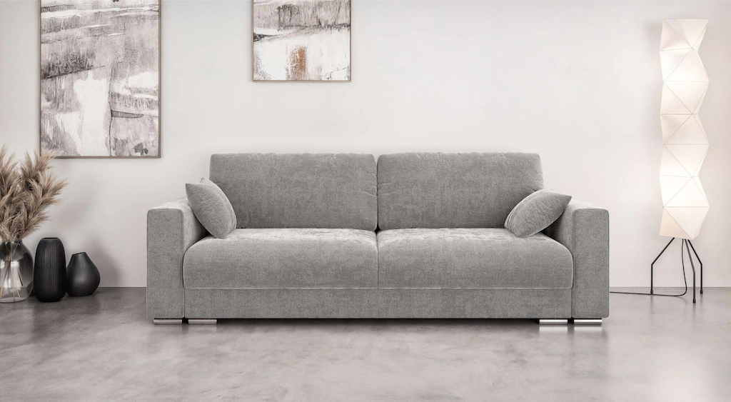 INOSIGN 3-Sitzer "Stevinson Schlafsofa mit Bettkasten, Maße B/H/T: 229/87/9 günstig online kaufen