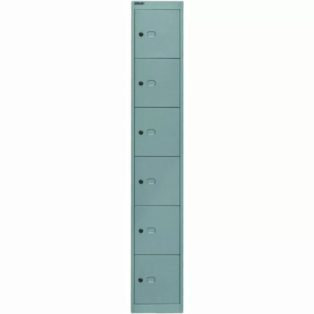 Bisley Garderobenschrank Garderobenschrank 6 Fächer silver. günstig online kaufen