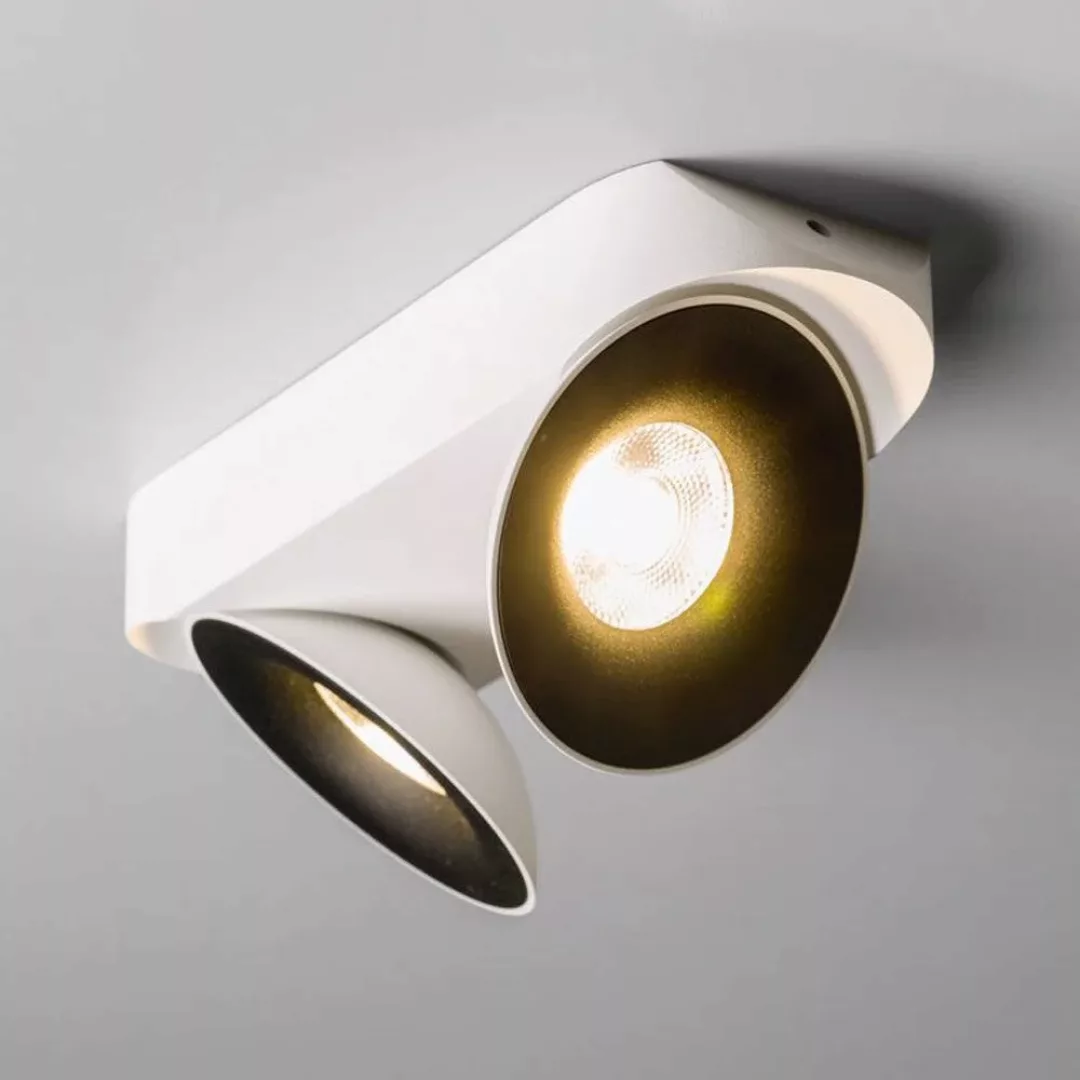 LED Einbaustrahler Saturn in Weiß 2x 9W 1620lm 2-flammig günstig online kaufen