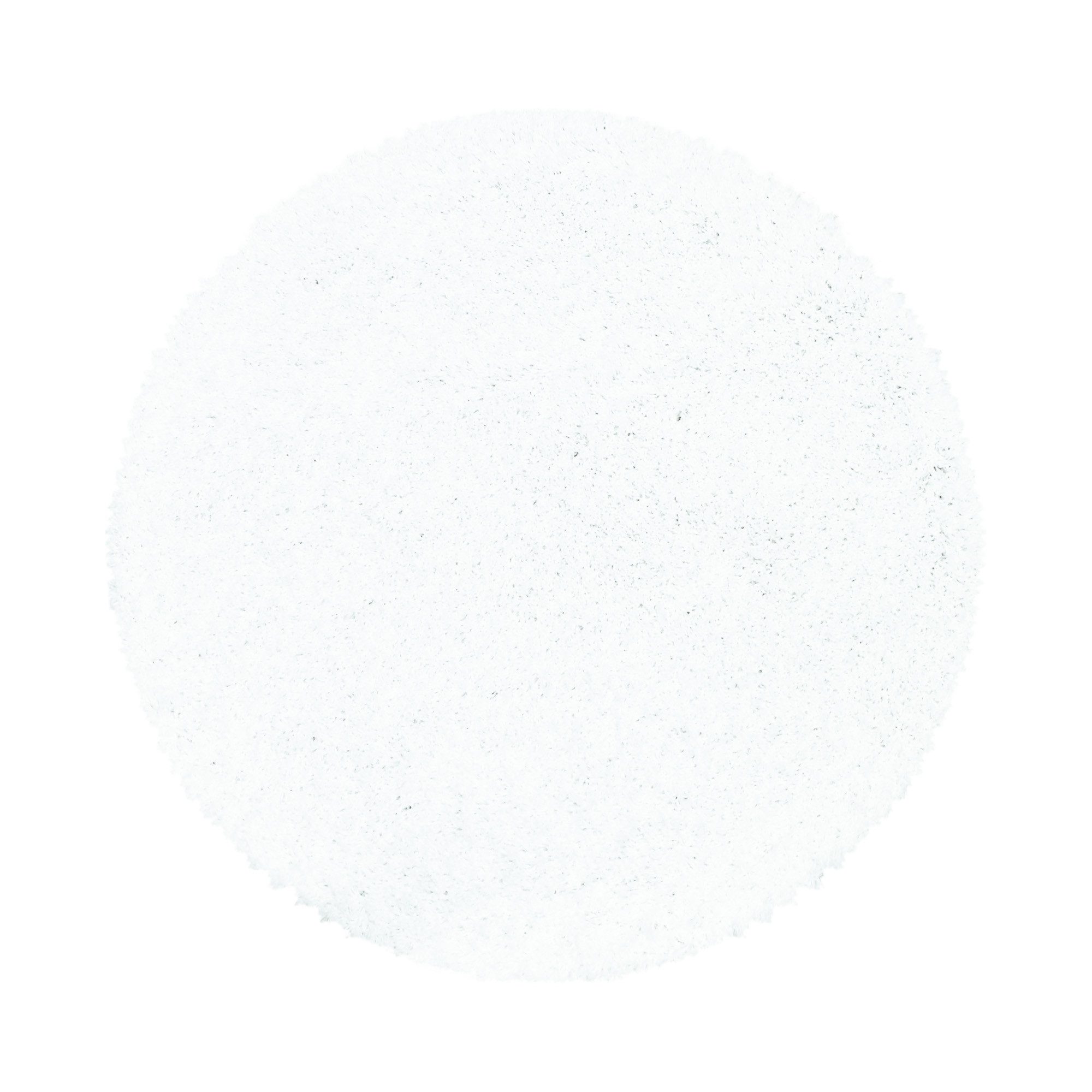 Carpettex Hochflor-Teppich Unicolor - Einfarbig, Rund, günstig online kaufen