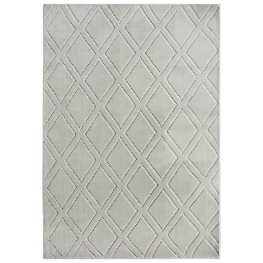 Teppich Monaco silber B/L: ca. 120x160 cm günstig online kaufen