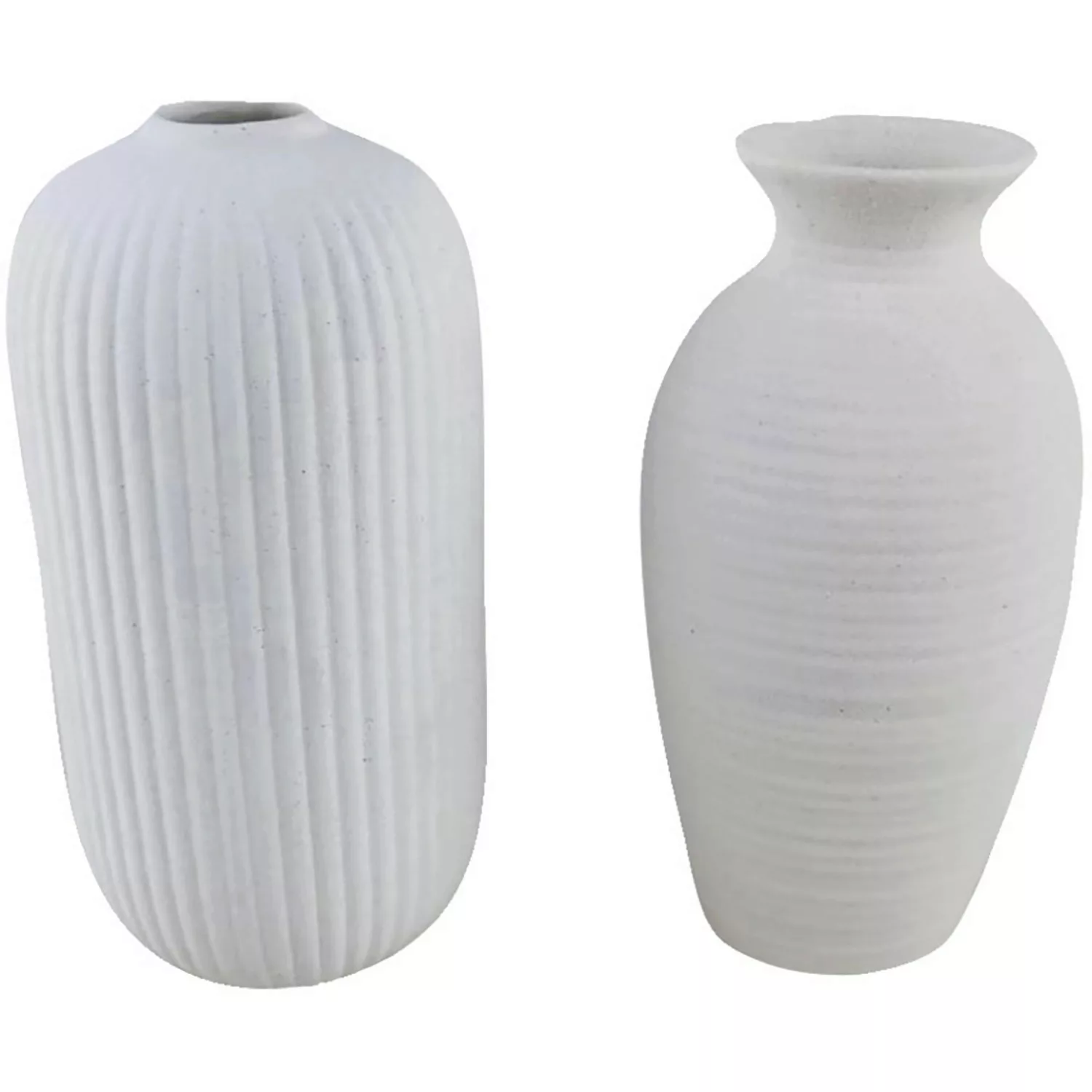Boltze Vase 2-fach Sortiert Weiß günstig online kaufen