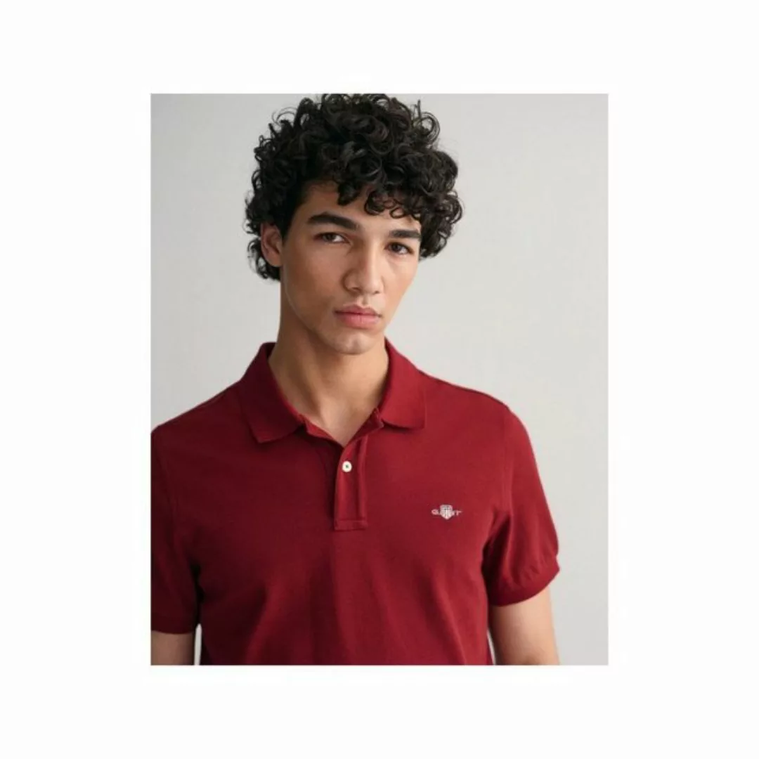 Gant Poloshirt rot regular fit (1-tlg) günstig online kaufen