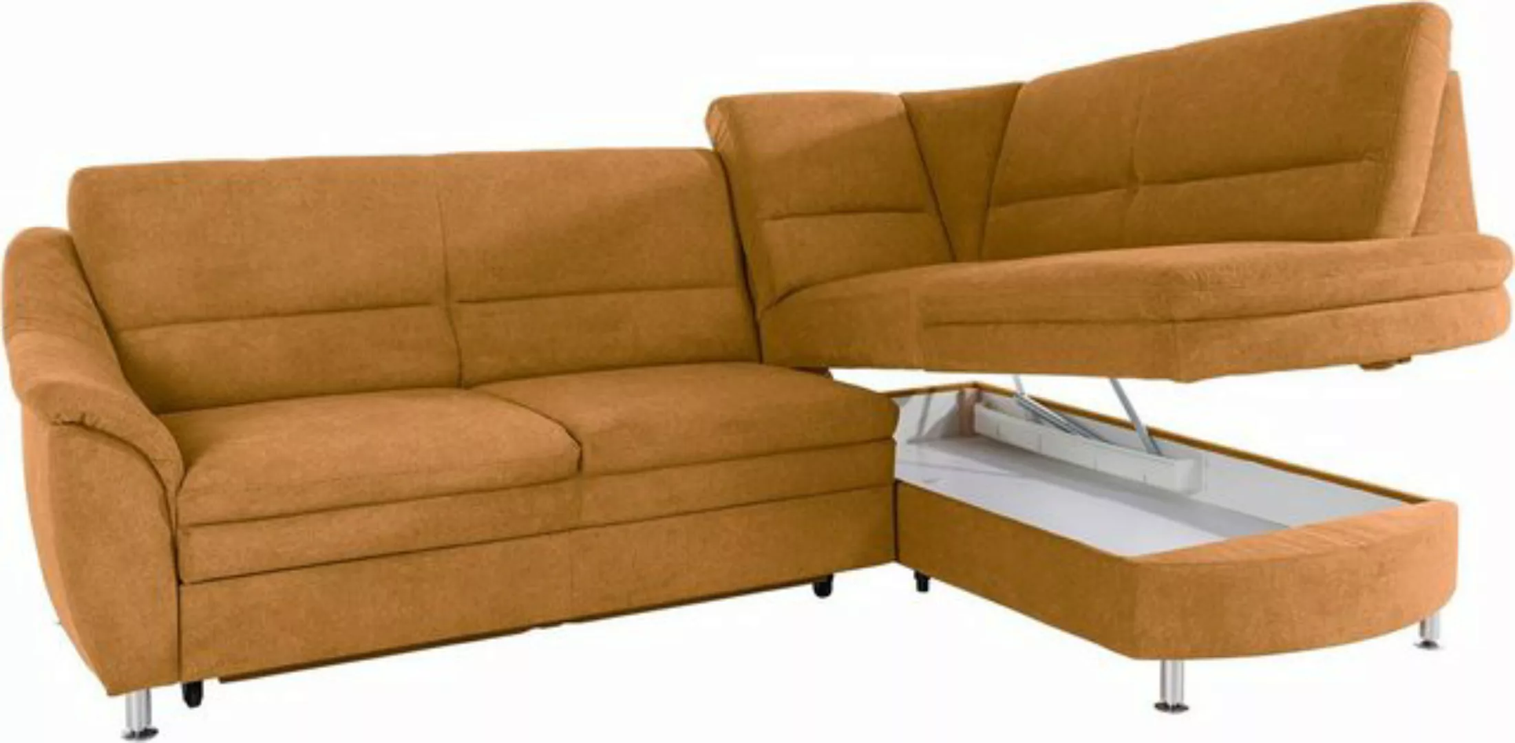 Places of Style Ecksofa Cardoso L-Form, Federkern, wahlweise mit Bett, Schu günstig online kaufen