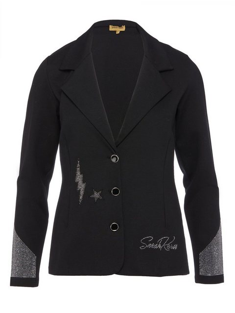 Sarah Kern Jerseyblazer Jackenblazer figurbetont mit Strassdetails günstig online kaufen