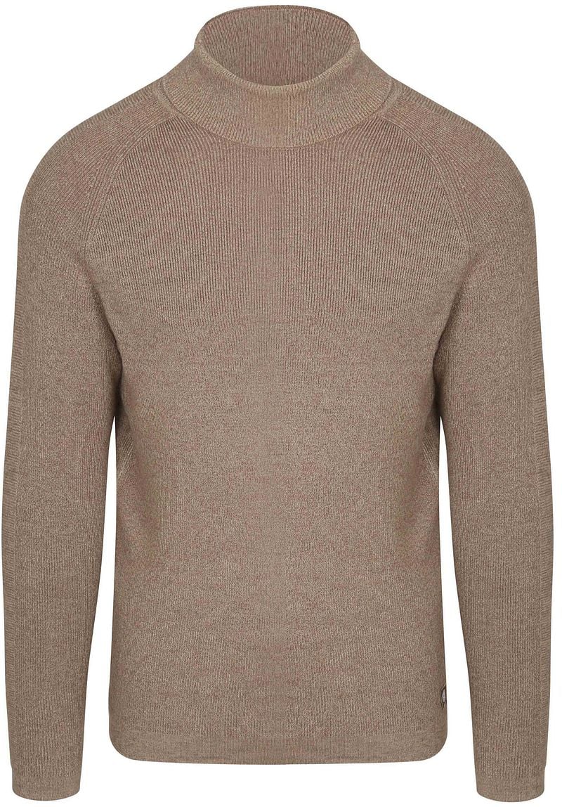 Blue Industry Rollkragenpullover Melange Beige - Größe M günstig online kaufen