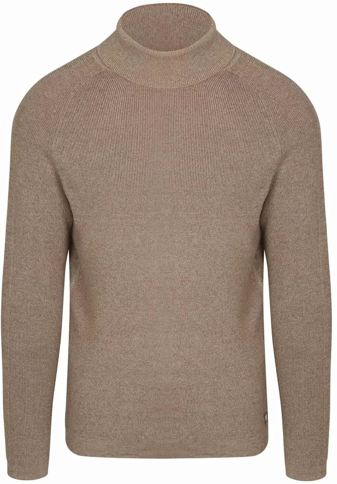 Blue Industry Rollkragenpullover Melange Beige - Größe L günstig online kaufen