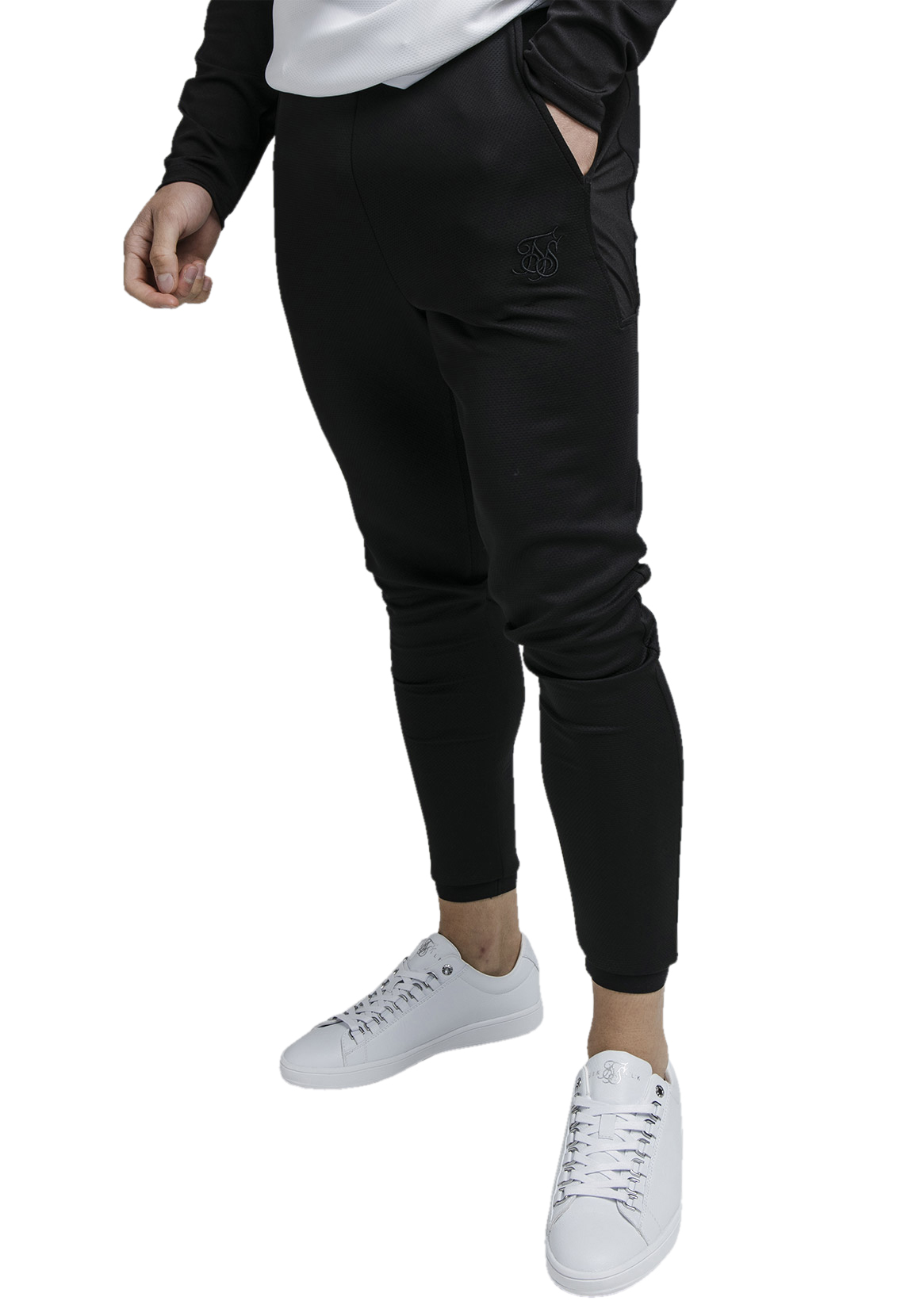 SikSilk Herren Jogginghose SPORT SCOPE PANT SS-19919 Black Schwarz günstig online kaufen