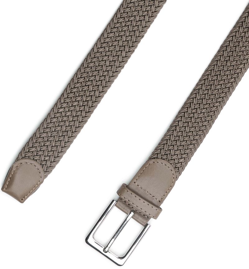 Suitable Geflochtener Gürtel Taupe Khaki - Größe 95 günstig online kaufen