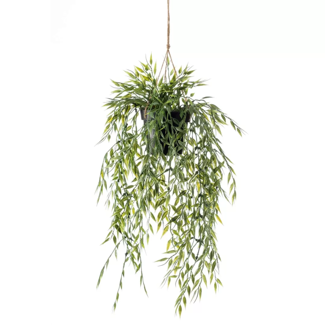 Botanic-Haus Künstliche Zimmerpflanze "Bambus-Hängeampel" günstig online kaufen
