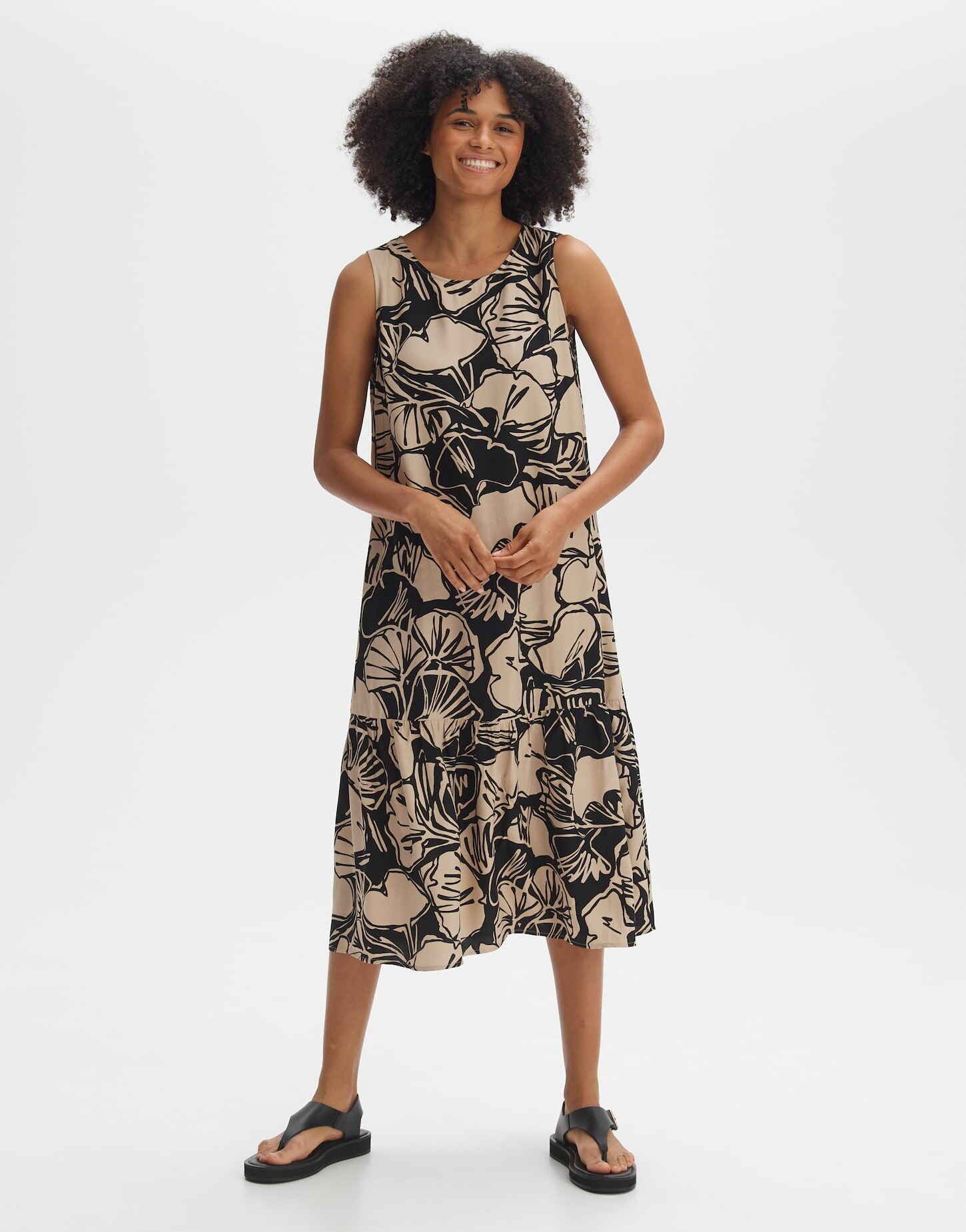 Opus  Kurze Kleider Midikleid für Damen in unifarben günstig online kaufen
