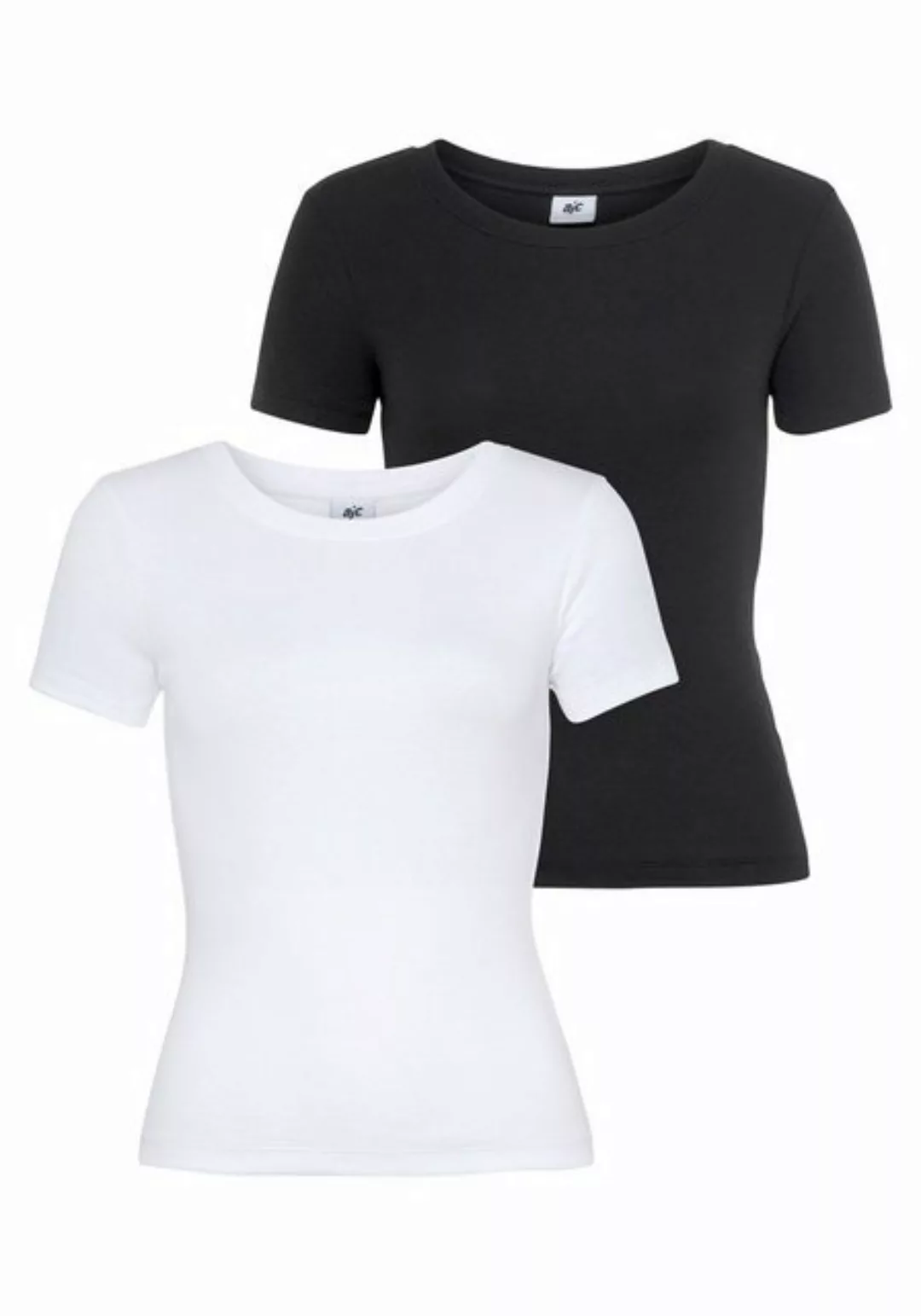 AJC T-Shirt (2-tlg) im Doppelpack - NEUE KOLLEKTION günstig online kaufen