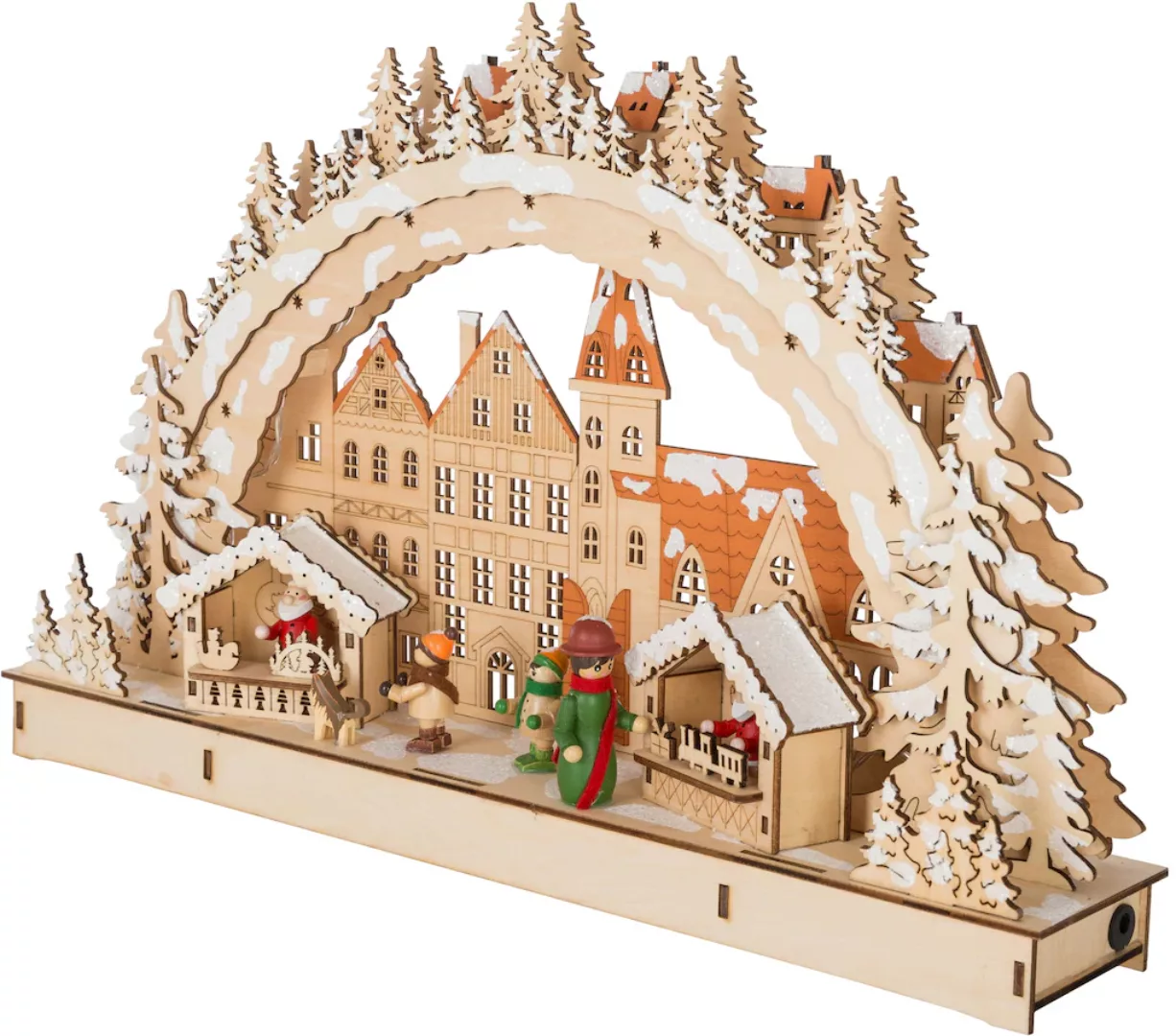 Myflair Möbel & Accessoires LED Schwibbogen "Weihnachtsdeko", aus Holz, mit günstig online kaufen