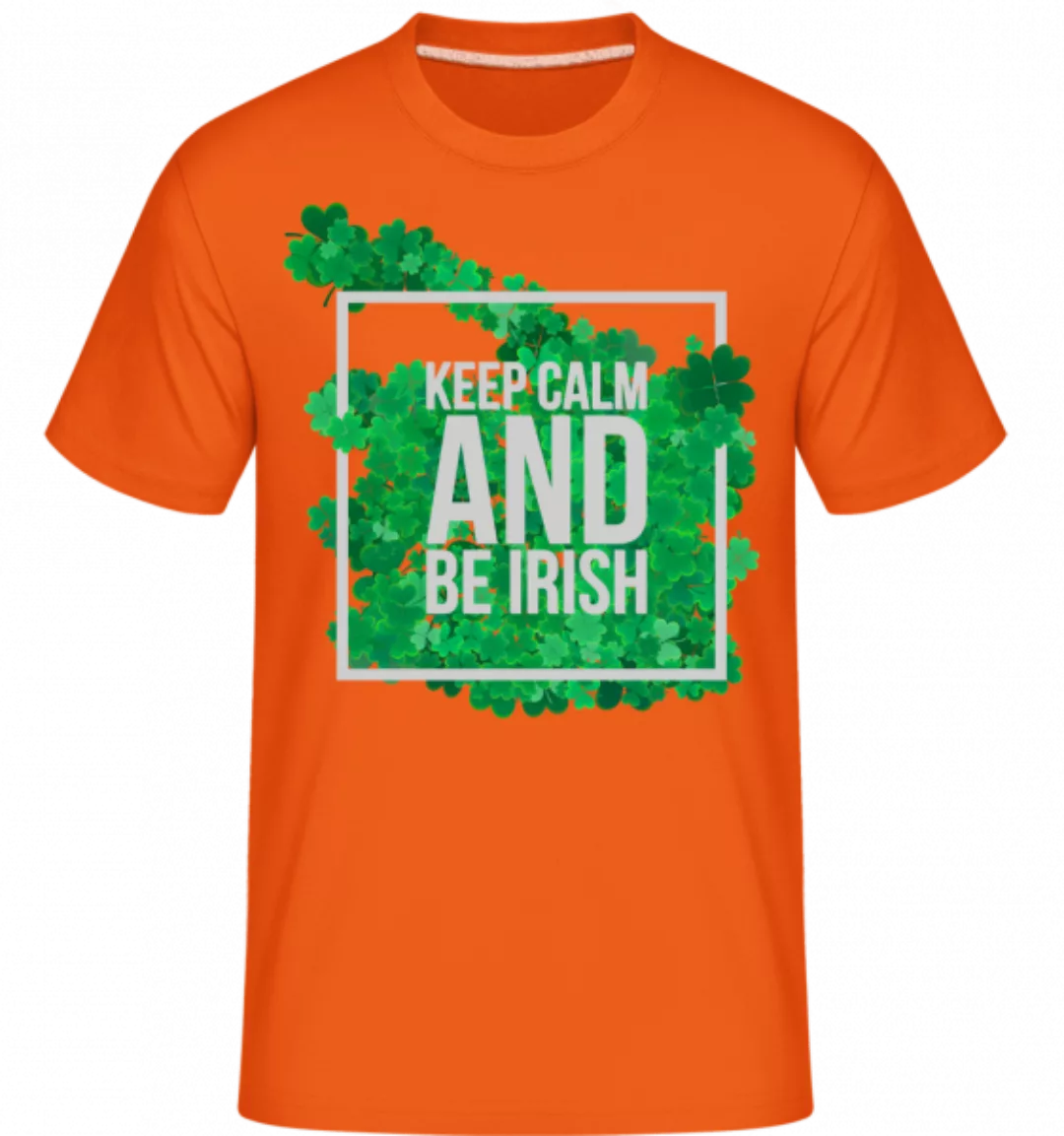 Keep Calm And Be Irish Logo · Shirtinator Männer T-Shirt günstig online kaufen