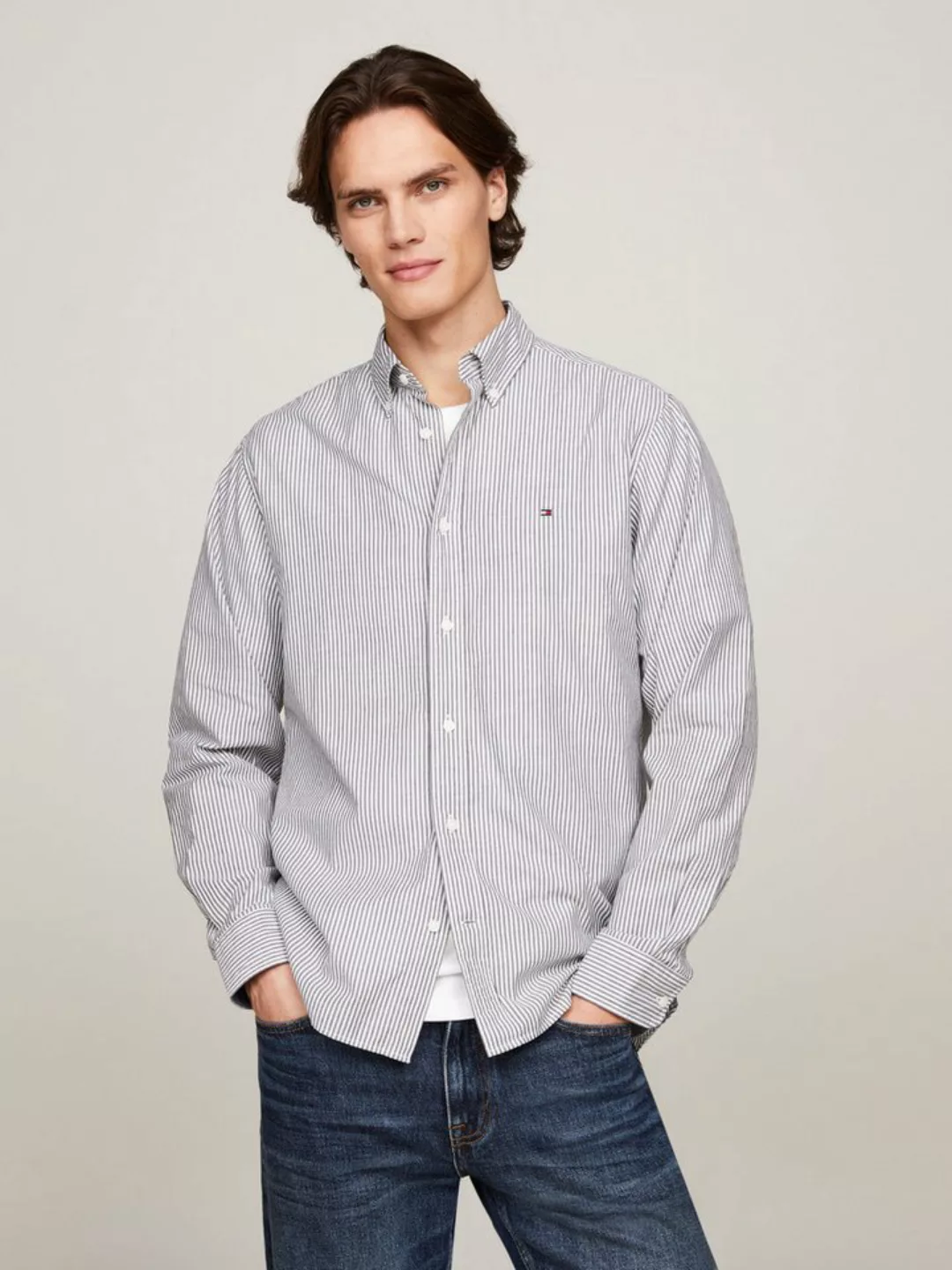 Tommy Hilfiger Businesshemd NAT. SOFT EASY STRIPE RF SHIRT günstig online kaufen