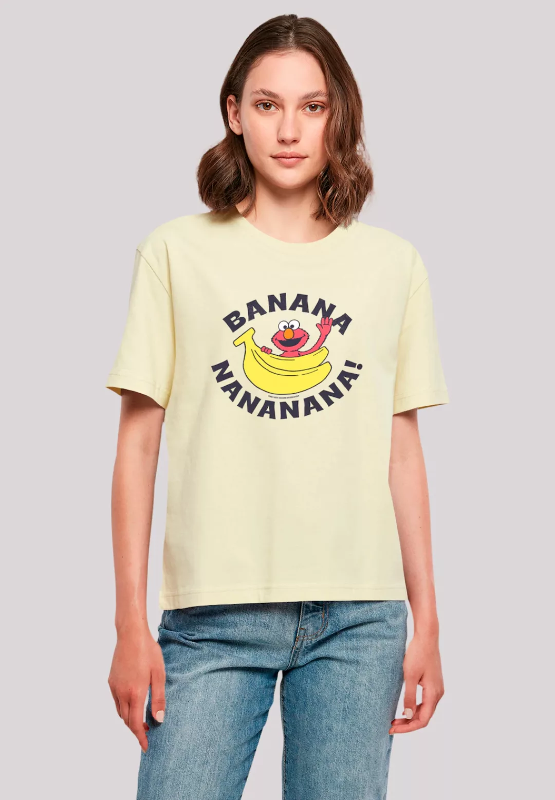 F4NT4STIC T-Shirt "Sesamstraße Elmo Banana", Premium Qualität günstig online kaufen