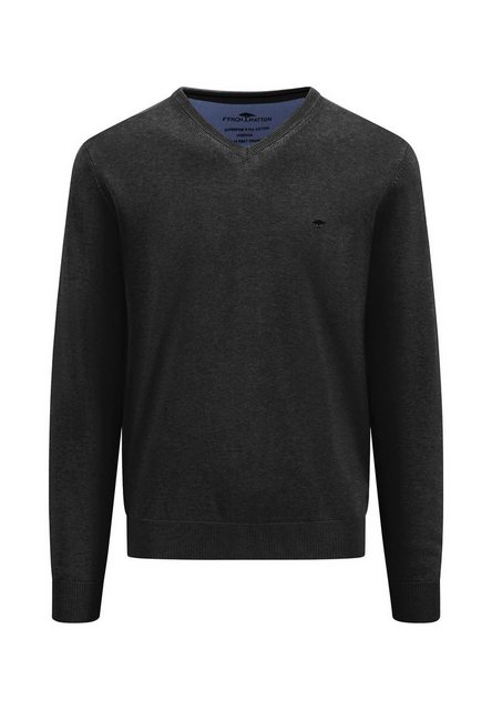 FYNCH-HATTON Strickpullover V-Neck, Superfine günstig online kaufen