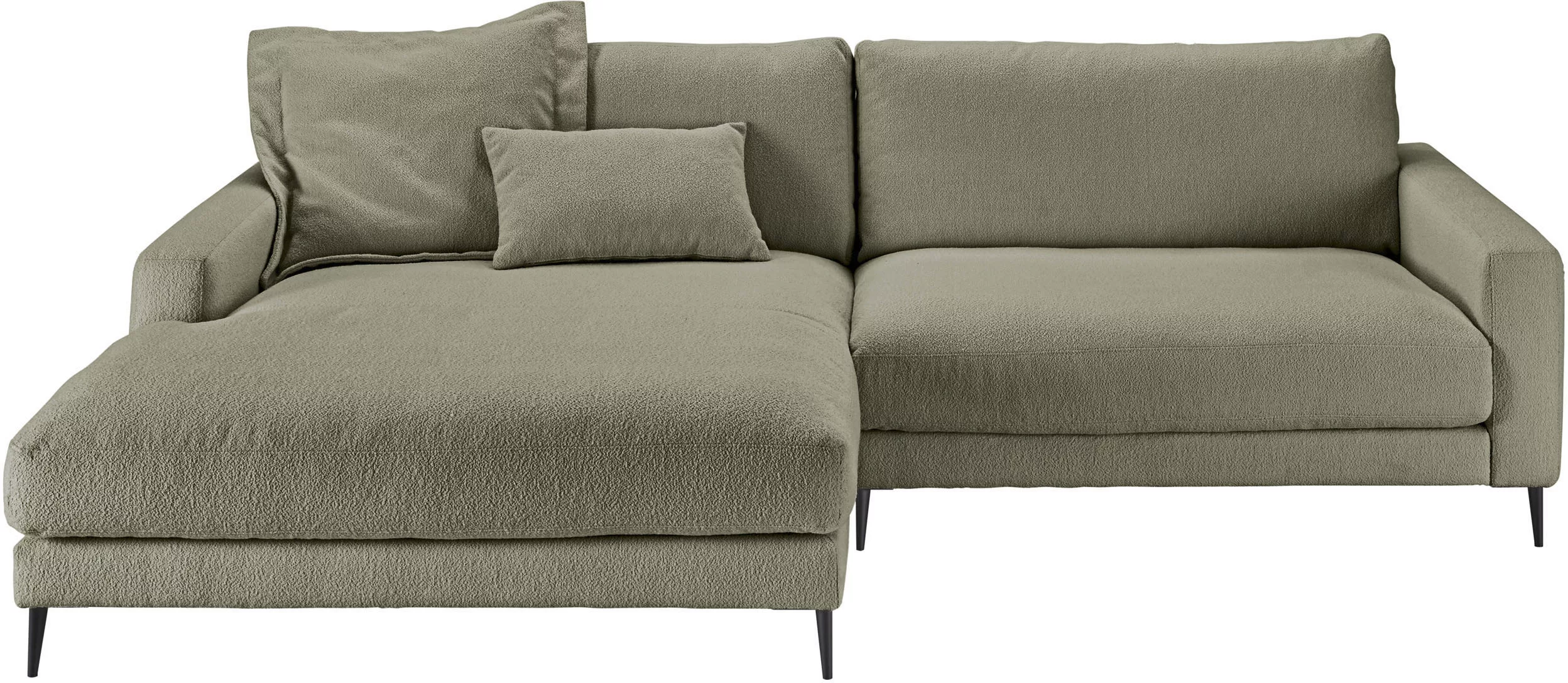 INOSIGN Ecksofa »Downtown, B/T/H: 272/190/84 cm L-Form«, weicher Sitzkomfor günstig online kaufen