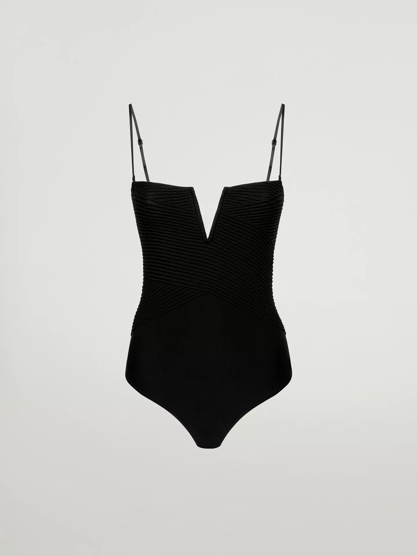 Wolford - Shaping Plisseé String Body, Frau, black, Größe: M günstig online kaufen