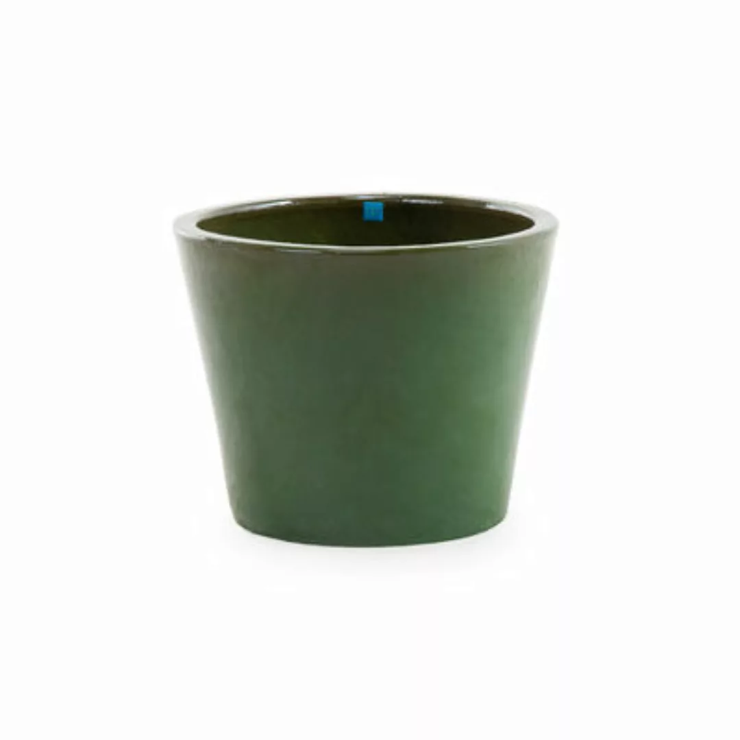 Blumentopf Pots keramik grün / Glasiertes Steingut - Ø 50 x H 40 cm / Handg günstig online kaufen