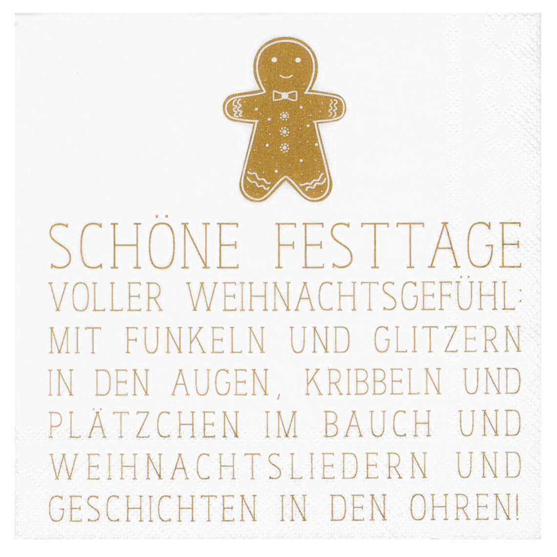 Cocktailserviette - Schöne Festtage 25x25 cm günstig online kaufen