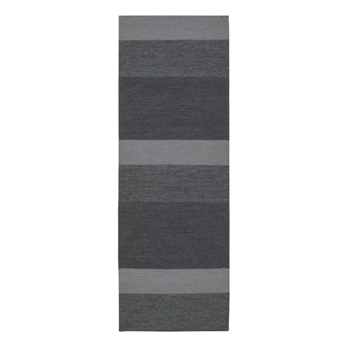 Granite Wollteppich dunkelgrau 80 x 240cm günstig online kaufen