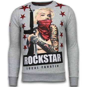 Local Fanatic  Sweatshirt Marilyn Rockstar Strass günstig online kaufen