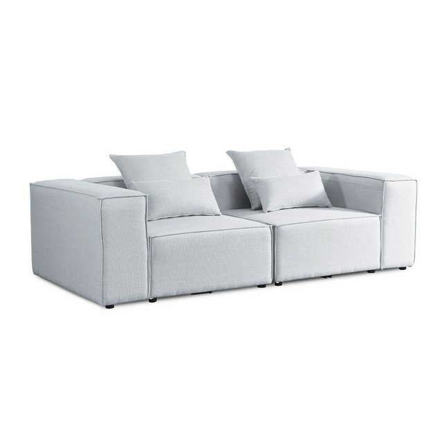 HOME DELUXE Loungesofa Modulares Sofa FINO - S 240 x 70 x 120 cm, Ecksofa, günstig online kaufen