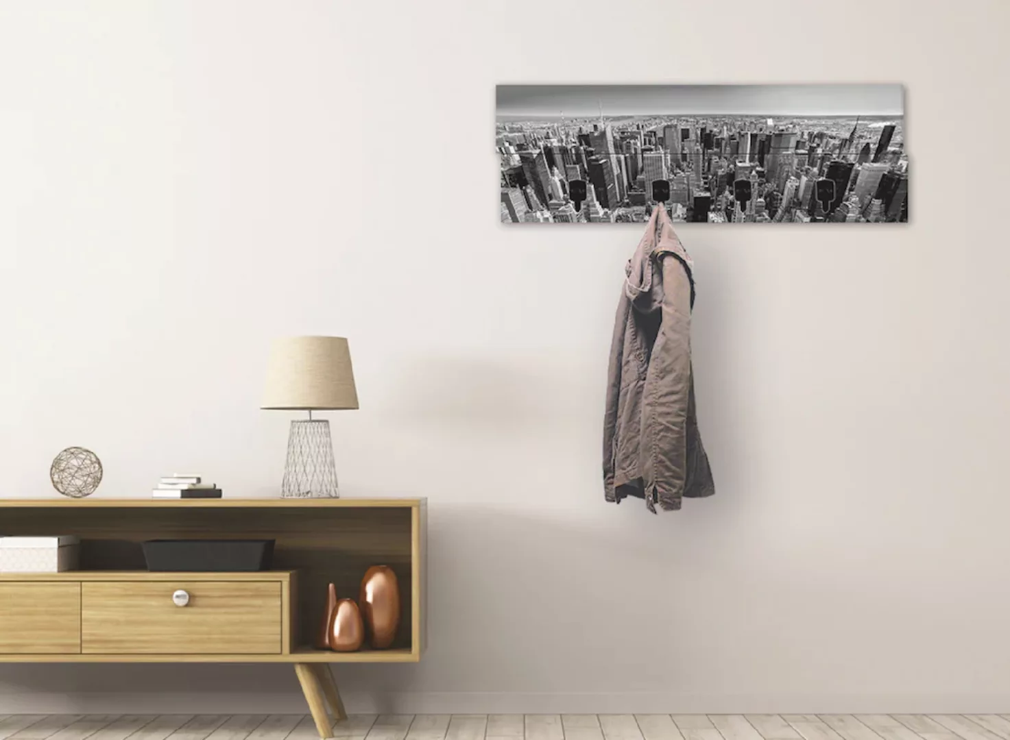 Artland Garderobenleiste »Luftbild von Manhattan New York City USA« günstig online kaufen