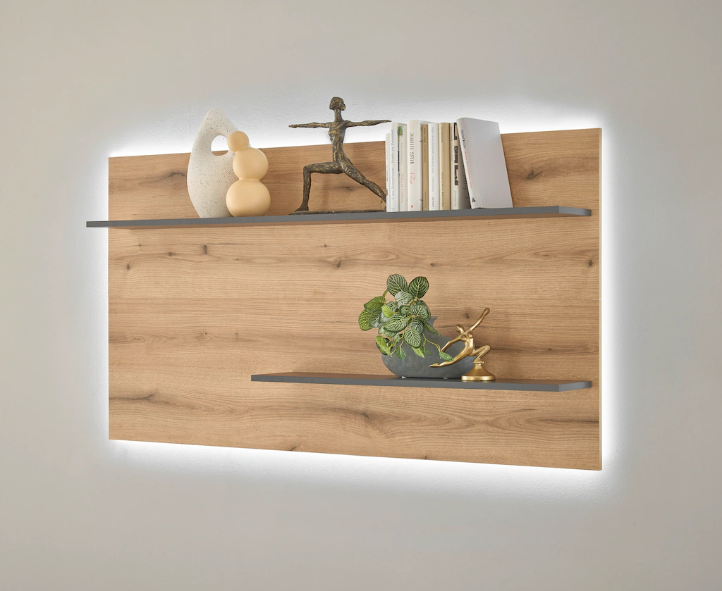 INOSIGN Wandregal "City/Giron, modernes Wandboard, Wandhalter mit Ablageflä günstig online kaufen