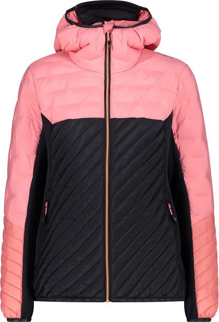 CMP Outdoorjacke WOMAN JACKET HYBRID FIX HOOD ANTRACITE-PESCA günstig online kaufen