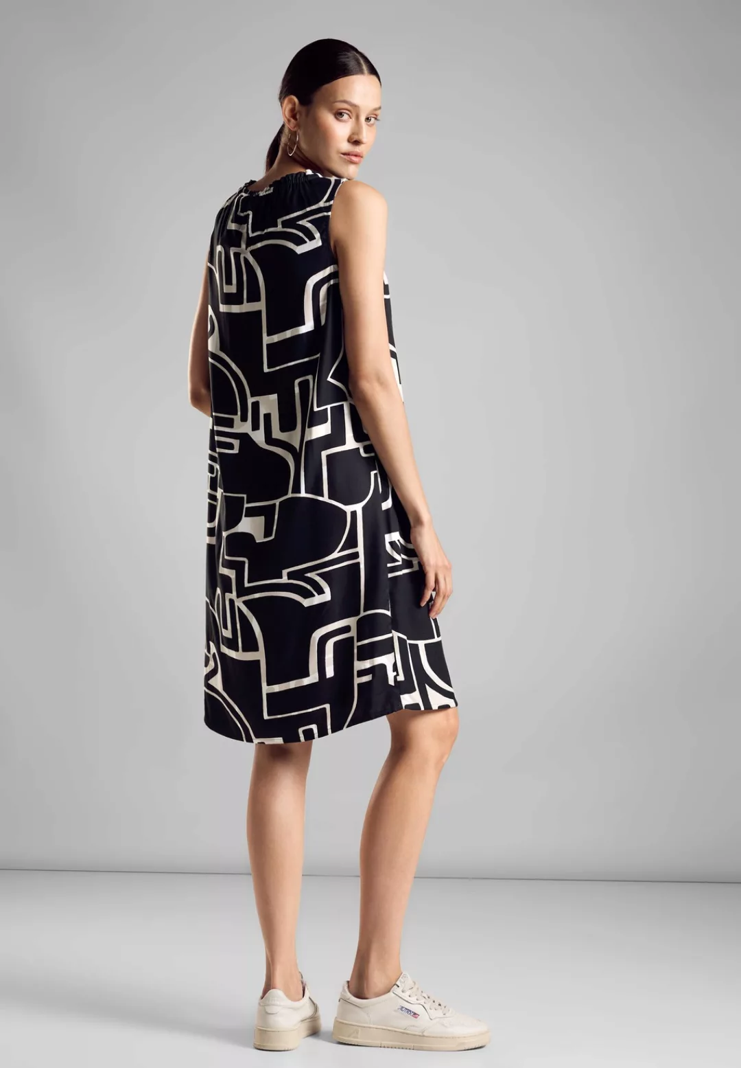 STREET ONE Sommerkleid - Damen Print Kleid - ärmellos - Sommerkleid günstig online kaufen