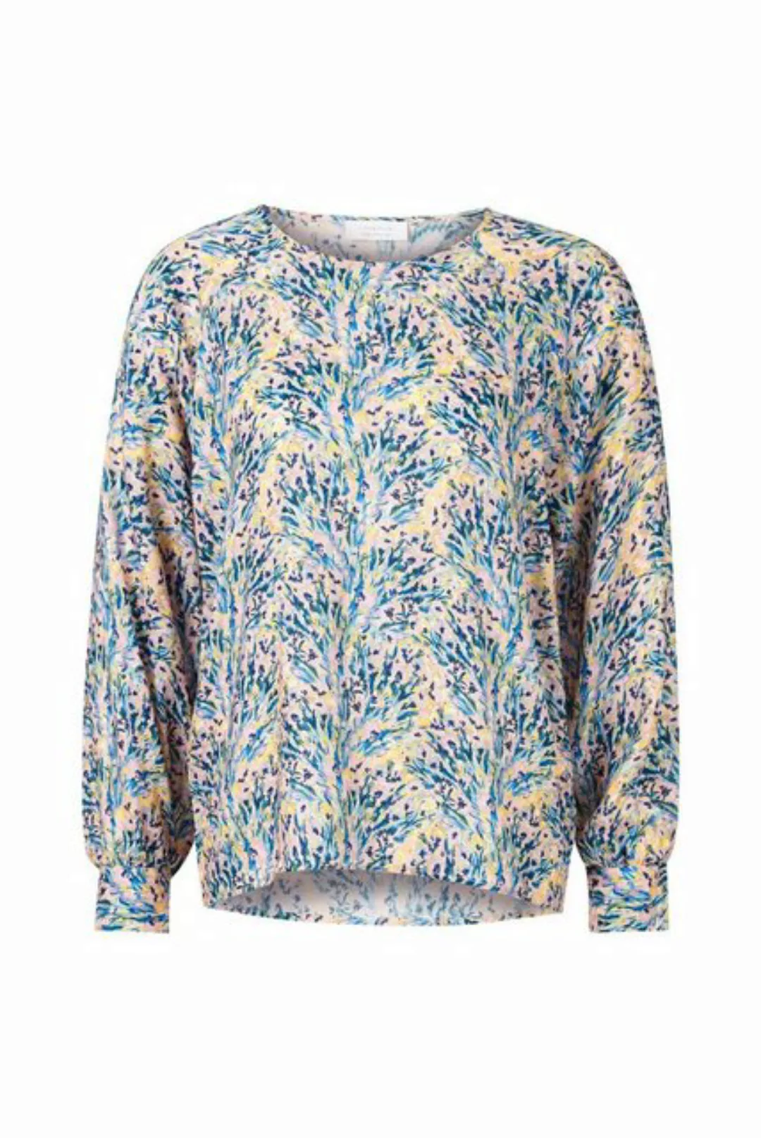 Rich & Royal Blusentop printed blouse with round neck, rose quartz günstig online kaufen