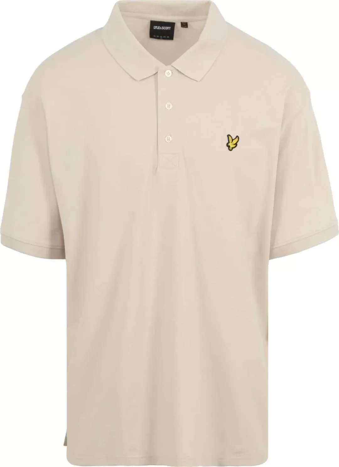 Lyle und Scott Plussize Poloshirt Ecru - Größe 3XL günstig online kaufen