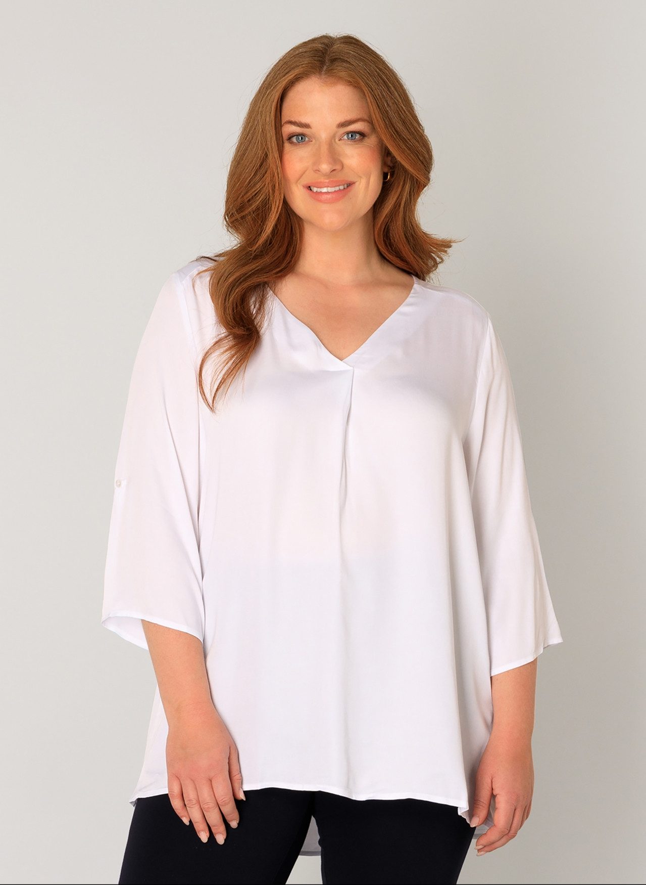 Base Level Curvy Shirtbluse Yanina mit günstig online kaufen