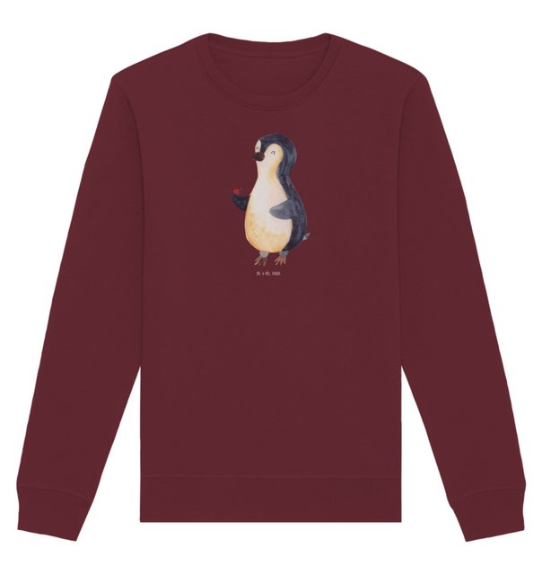 Mr. & Mrs. Panda Longpullover Größe L Pinguin Marienkäfer - Burgundy - Gesc günstig online kaufen