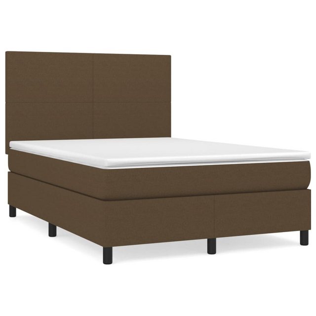 vidaXL Boxspringbett Bett Boxspringbett mit Matratze Stoff (140 x 200 cm, B günstig online kaufen