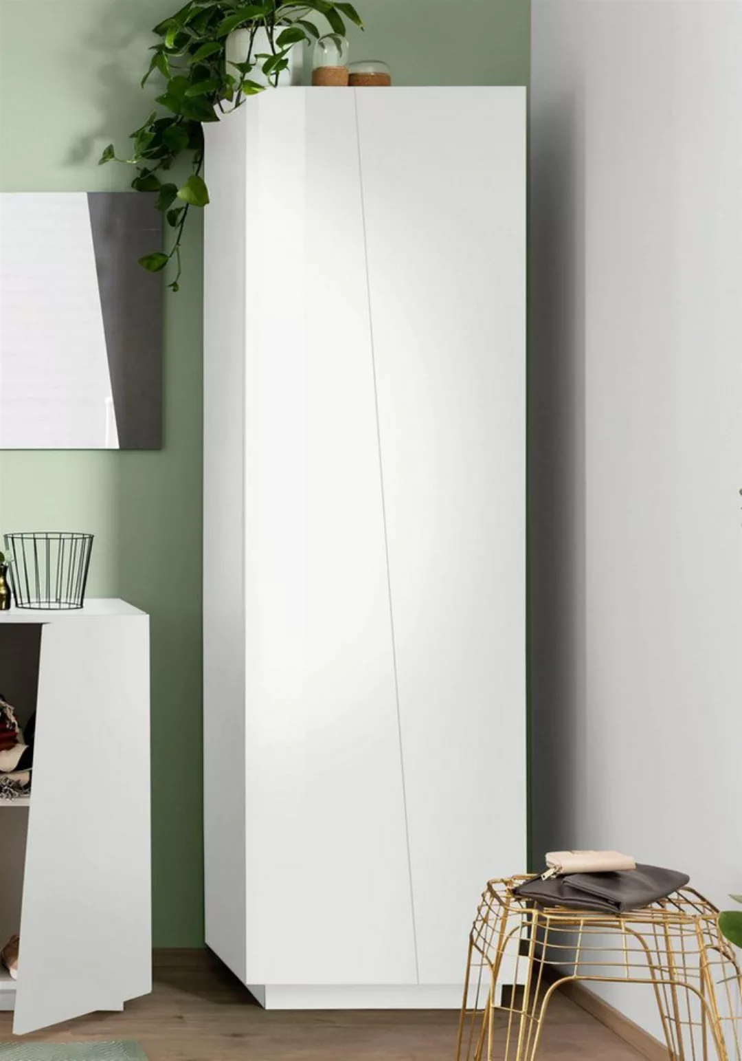 Web Furniture Garderobenschrank 60 x 206 x 38 cm (B/H/T) günstig online kaufen
