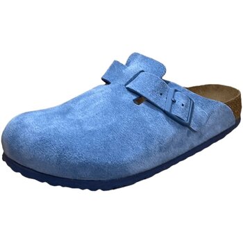 Birkenstock  Clogs Pantoletten Boston sued blue 1026769 günstig online kaufen
