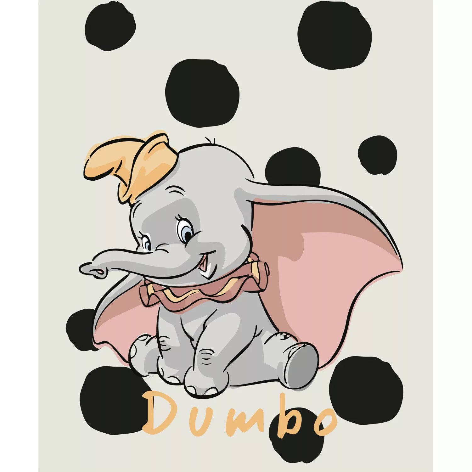 Komar Wandbild Dumbo Dots 40 x 50 cm günstig online kaufen